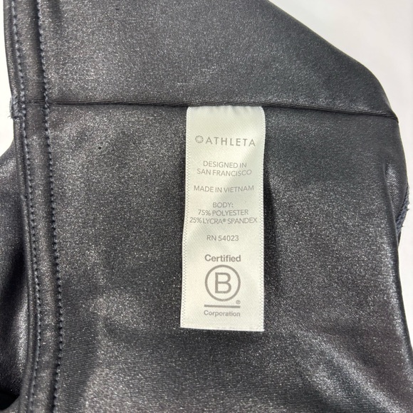 Athleta Inclination Moto Yoga Leggings Black XS - Picture 8 of 9